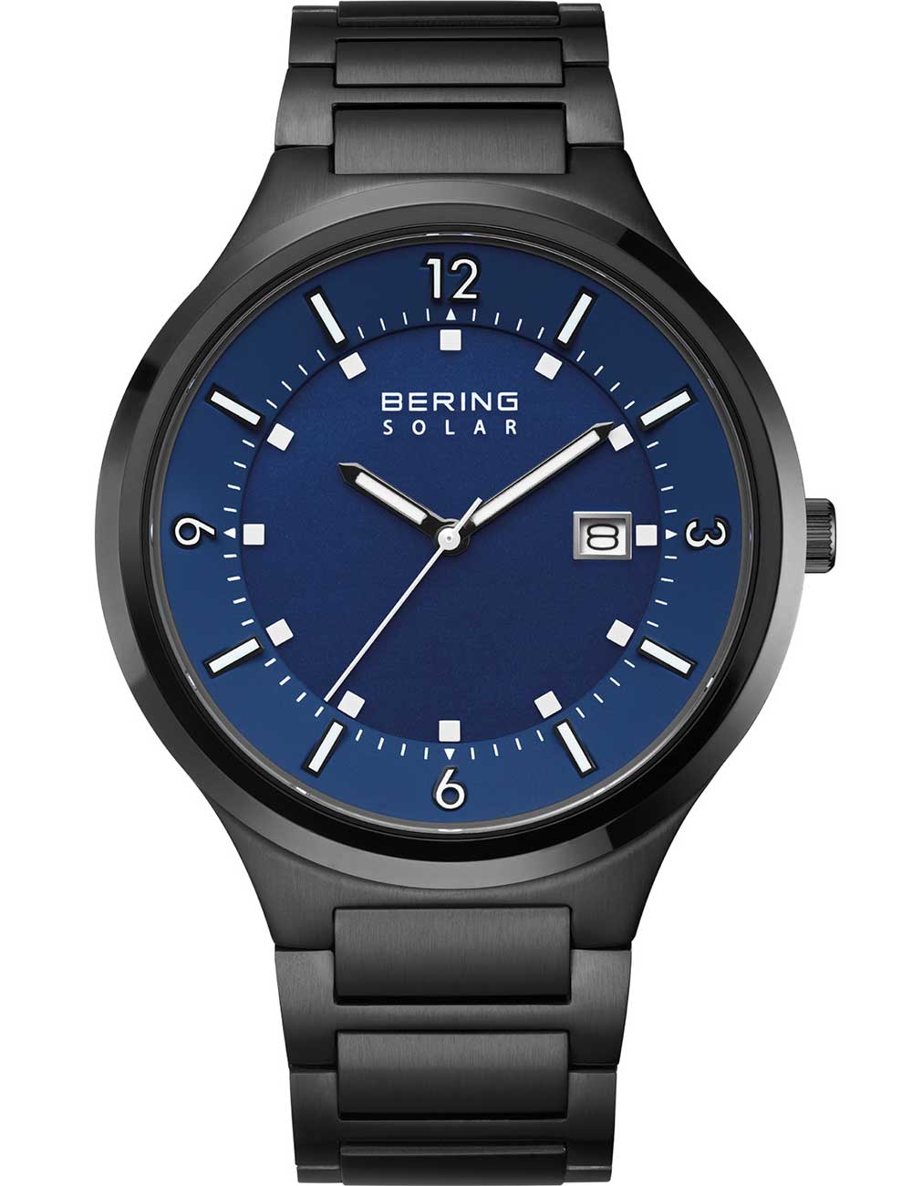 Bering 14442-727 vyriškas laikrodis Slim-Solar 42mm 5ATM