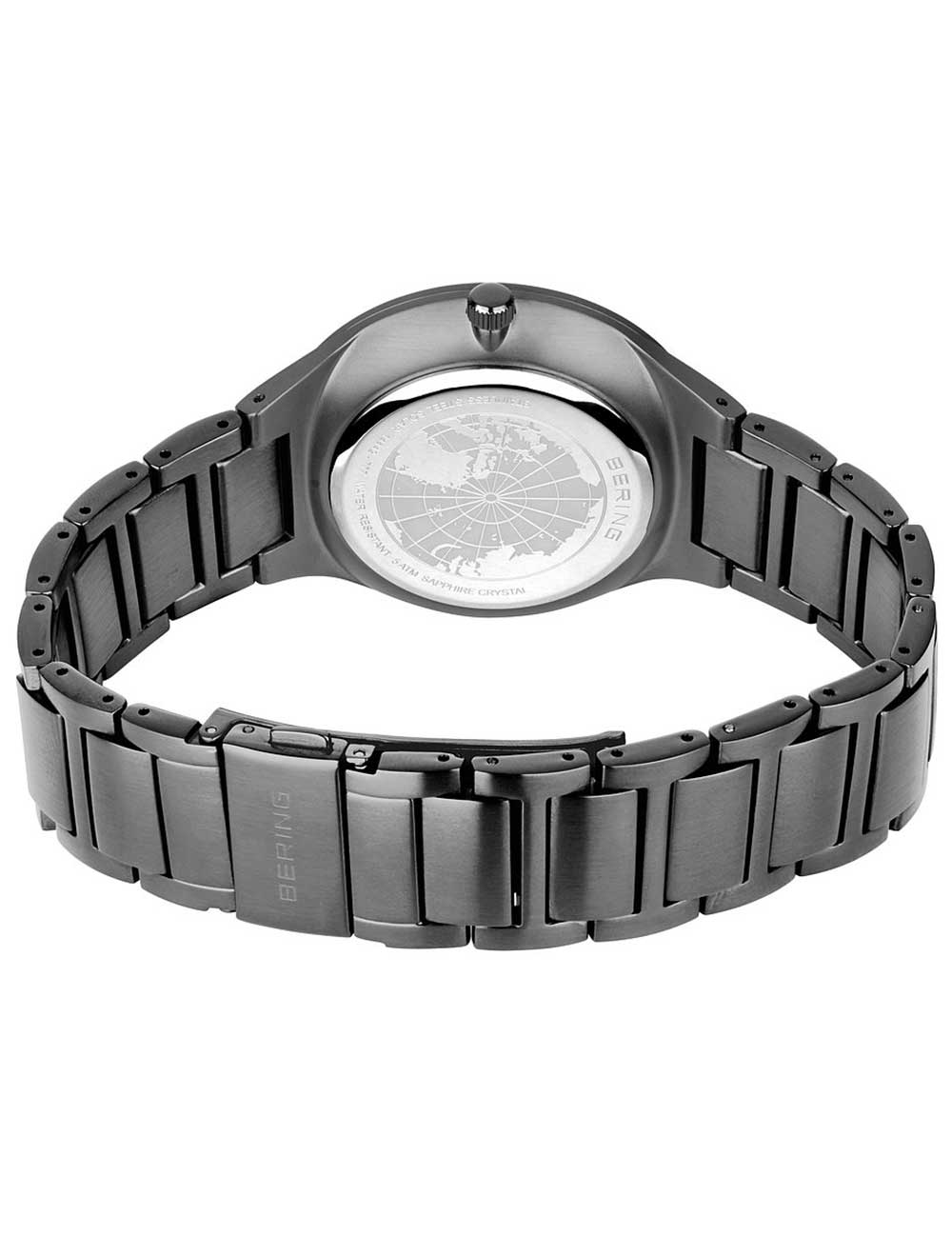 Bering 14442-777 vyriškas laikrodis Slim-Solar 42mm 5ATM