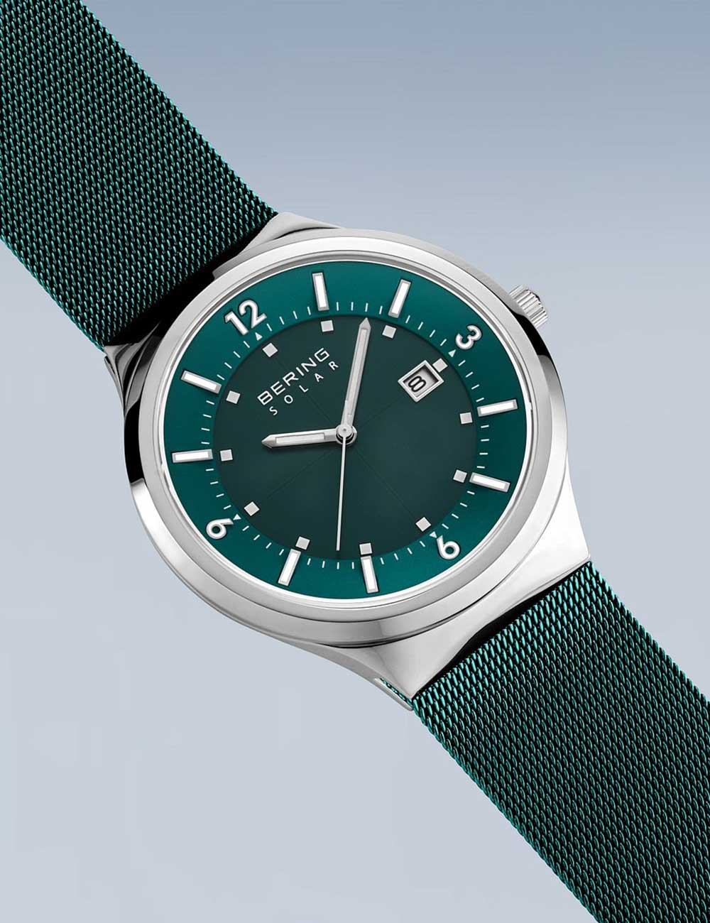 Bering 14442-808 vyriškas laikrodis Solar laikrodis 42mm 5ATM