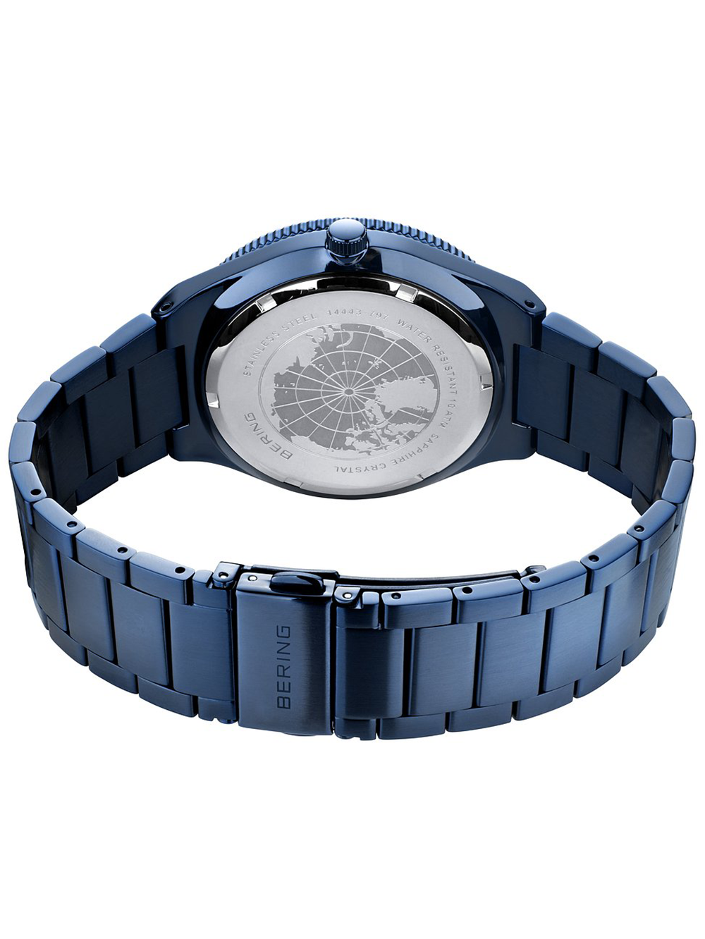 Bering 14443-797 vyriškas laikrodis Solar laikrodis 43mm 10ATM