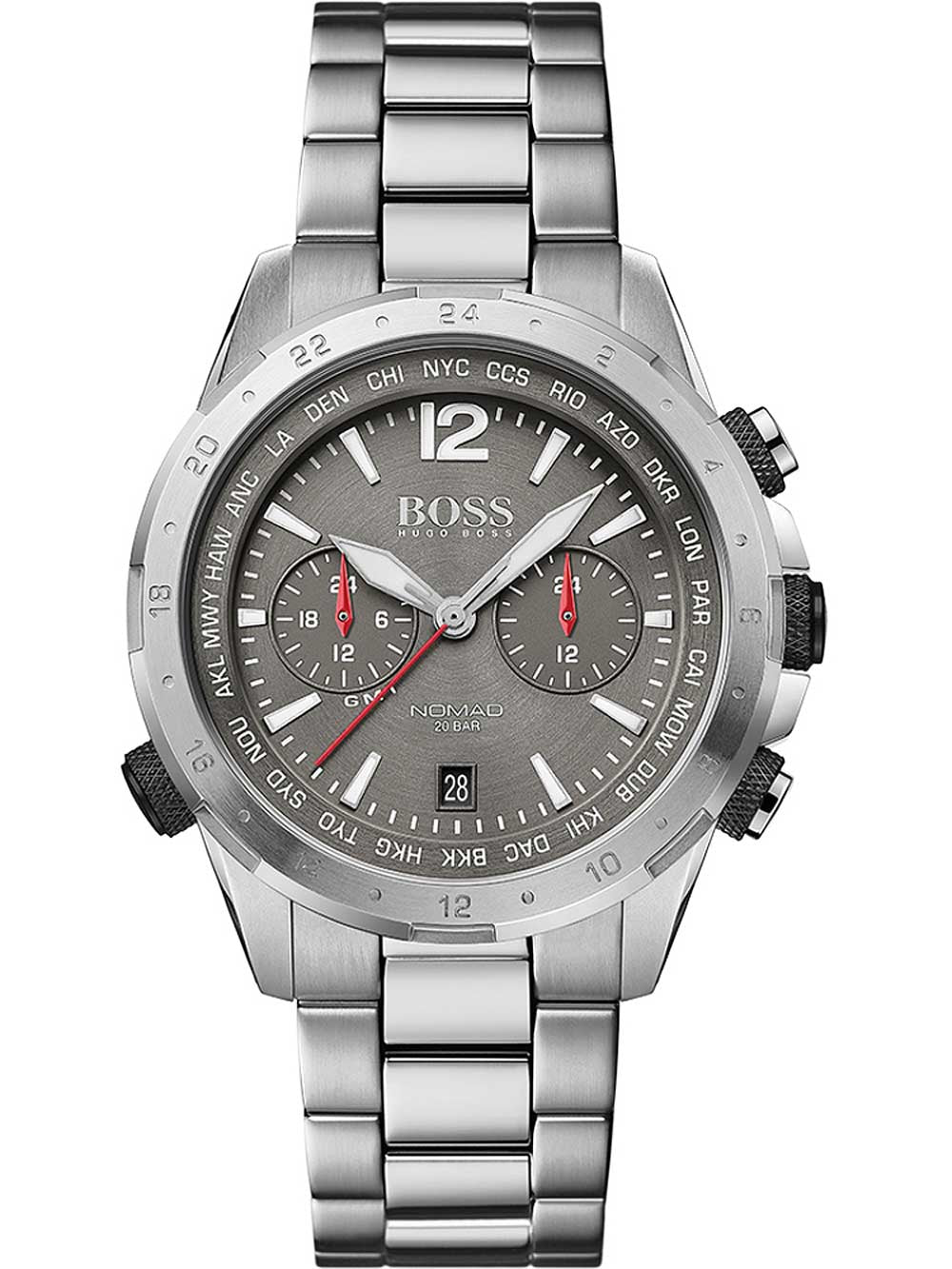Hugo Boss 1513774 Nomad vyriškas laikrodis 44mm 20ATM