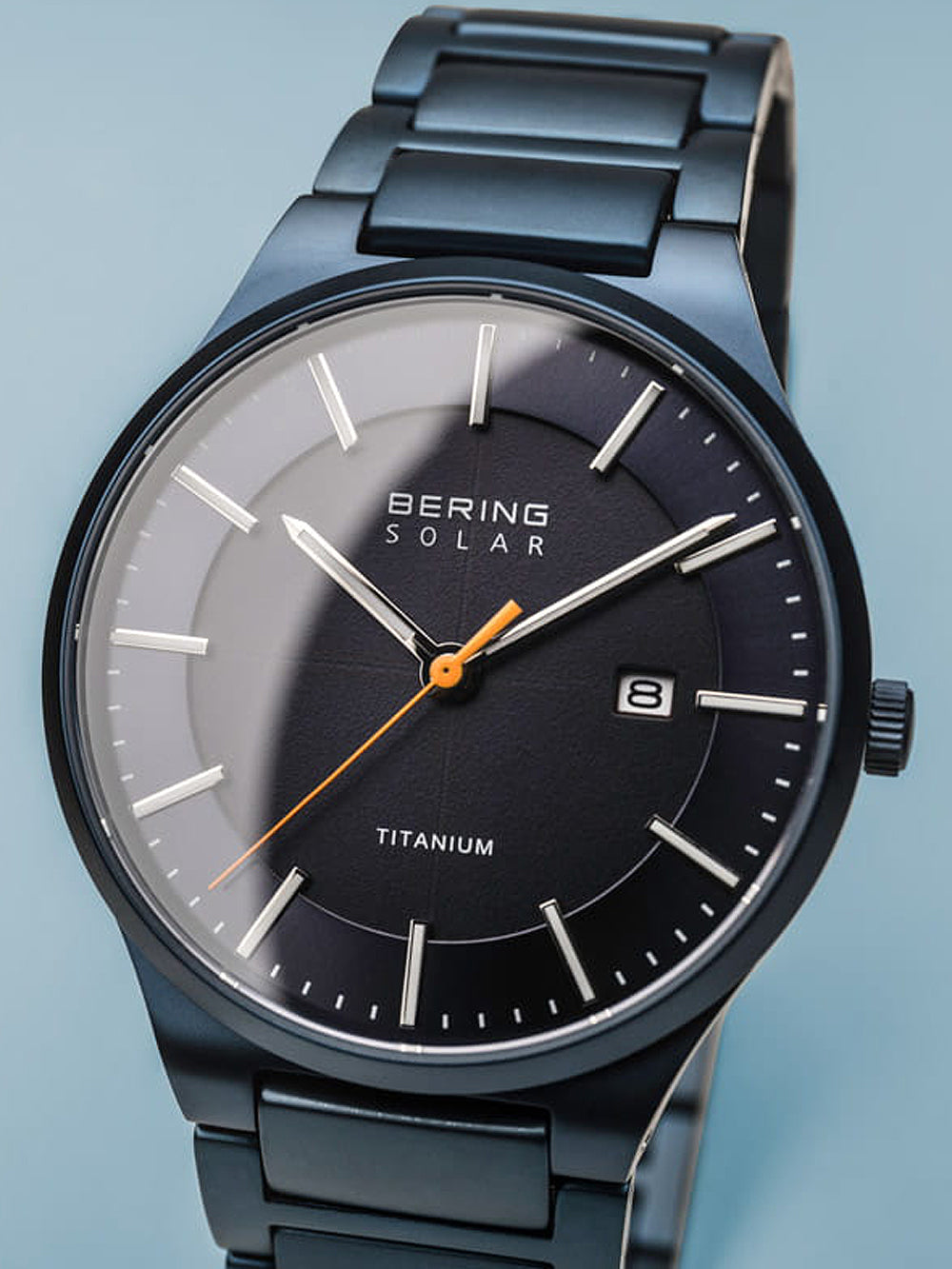 Bering 15239-797 Titanium Solar 39mm 10ATM