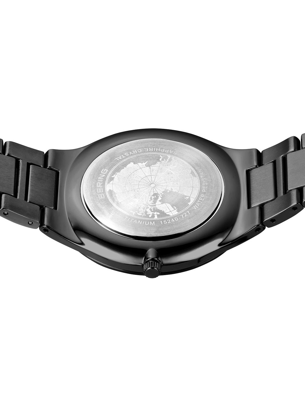 Bering 15240-727 vyriškas laikrodis Titanium vyriškas laikrodis 40mm 5ATM