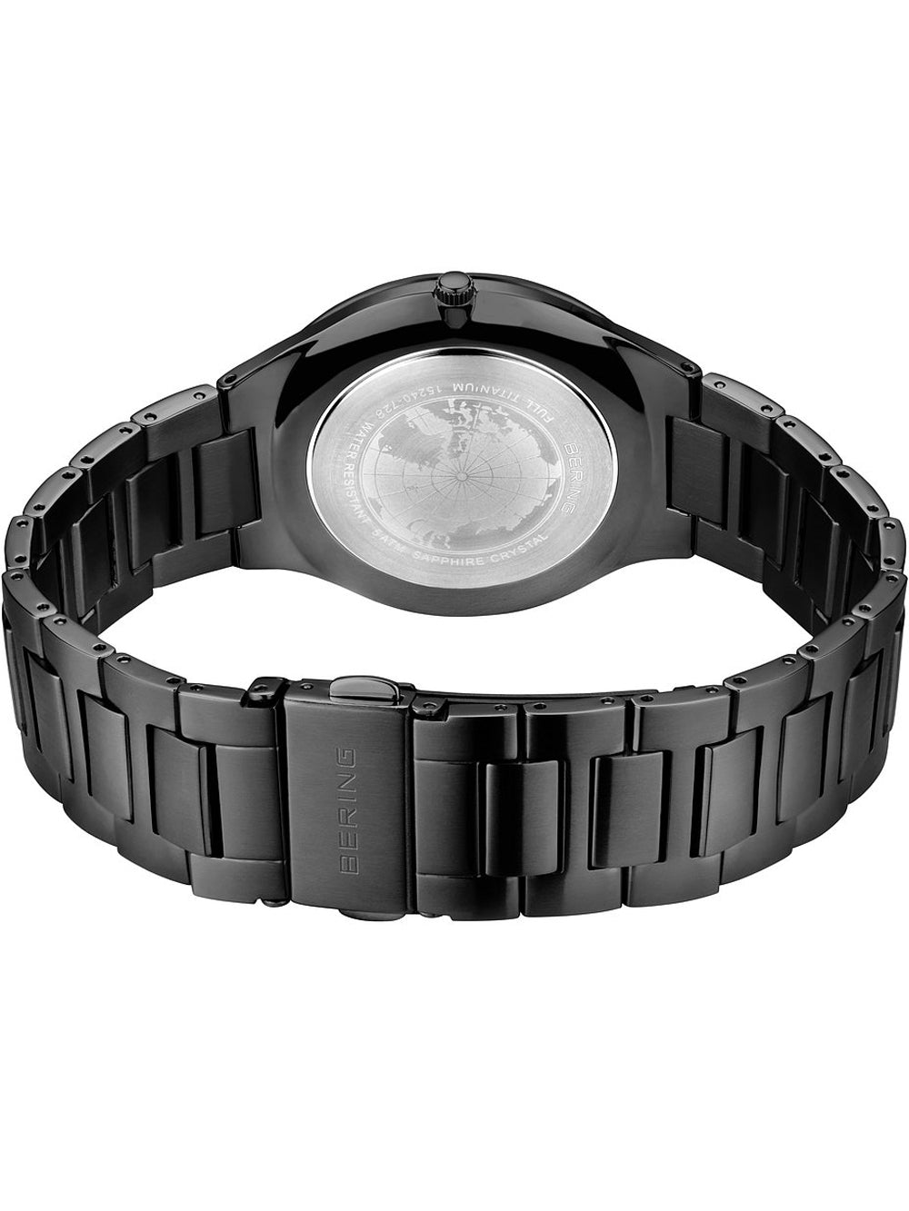 Bering 15240-728 vyriškas laikrodis Titanium vyriškas laikrodis 40mm 5ATM