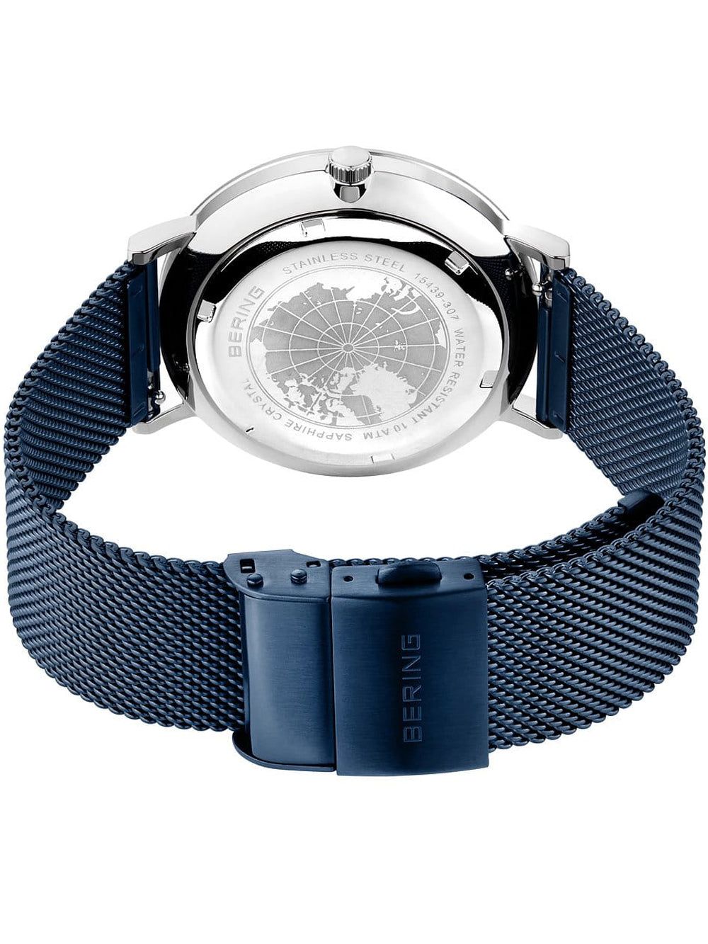 Bering 15439-307 vyriškas laikrodis solar vyriškas laikrodis 40mm 10ATM