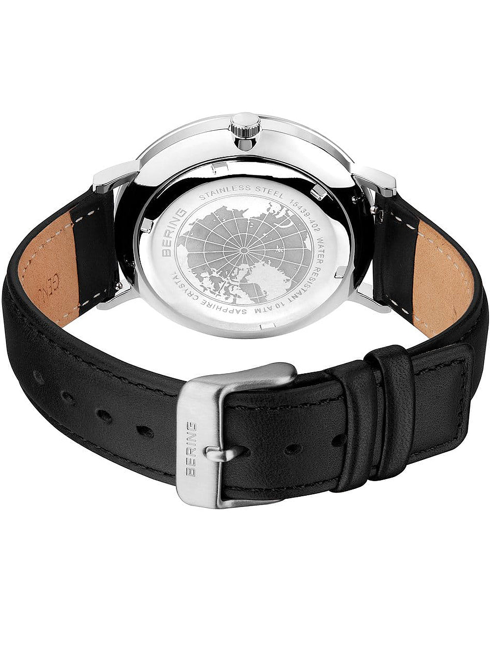Bering 15439-402 vyriškas laikrodis solar vyriškas laikrodis 40mm 10ATM