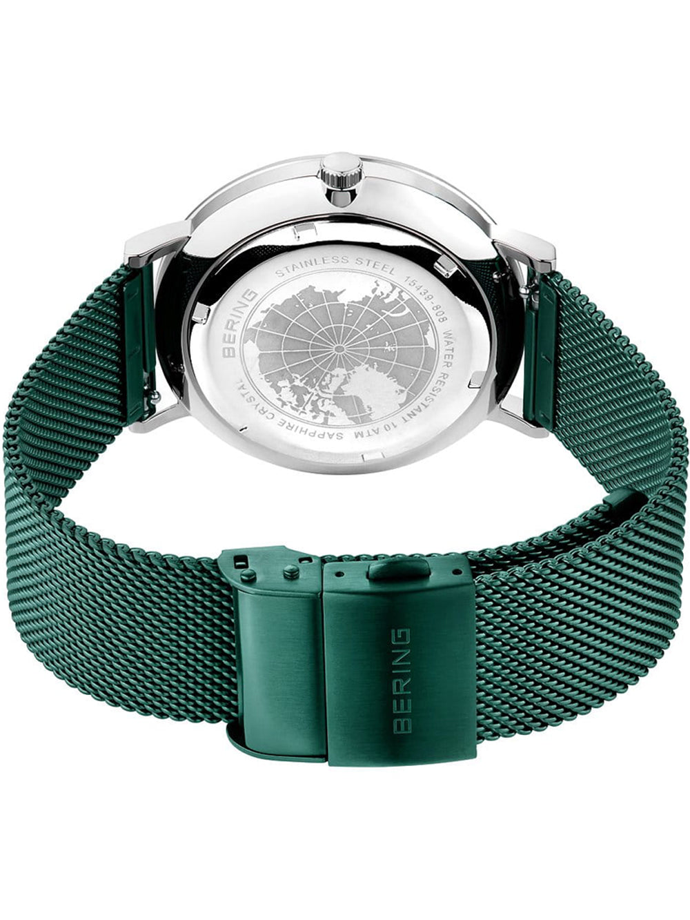 Bering 15439-808 vyriškas laikrodis solar vyriškas laikrodis 40mm 10ATM