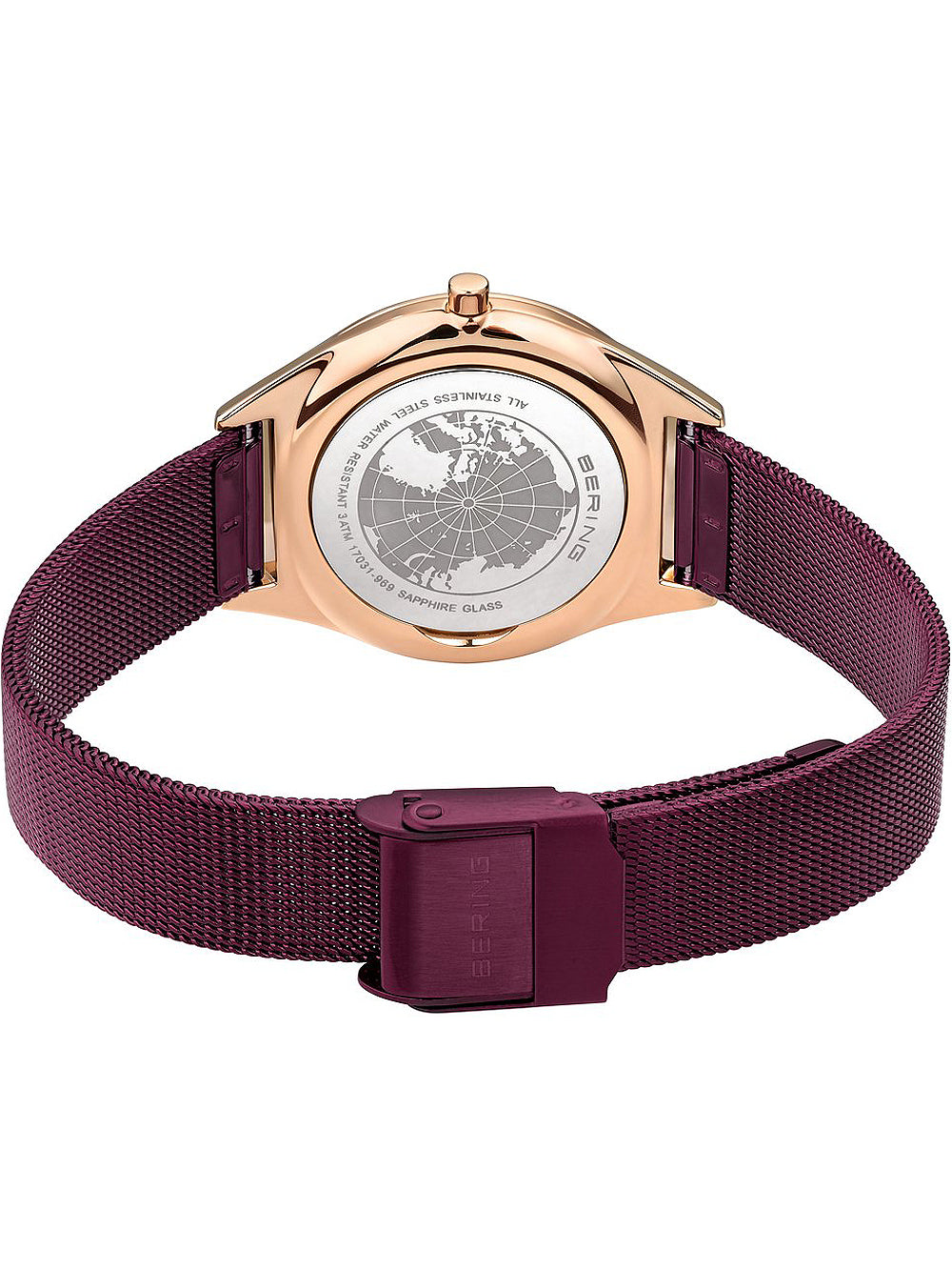 Bering 17031-969 moteriškas laikrodis Ultra Slim 31mm 3ATM