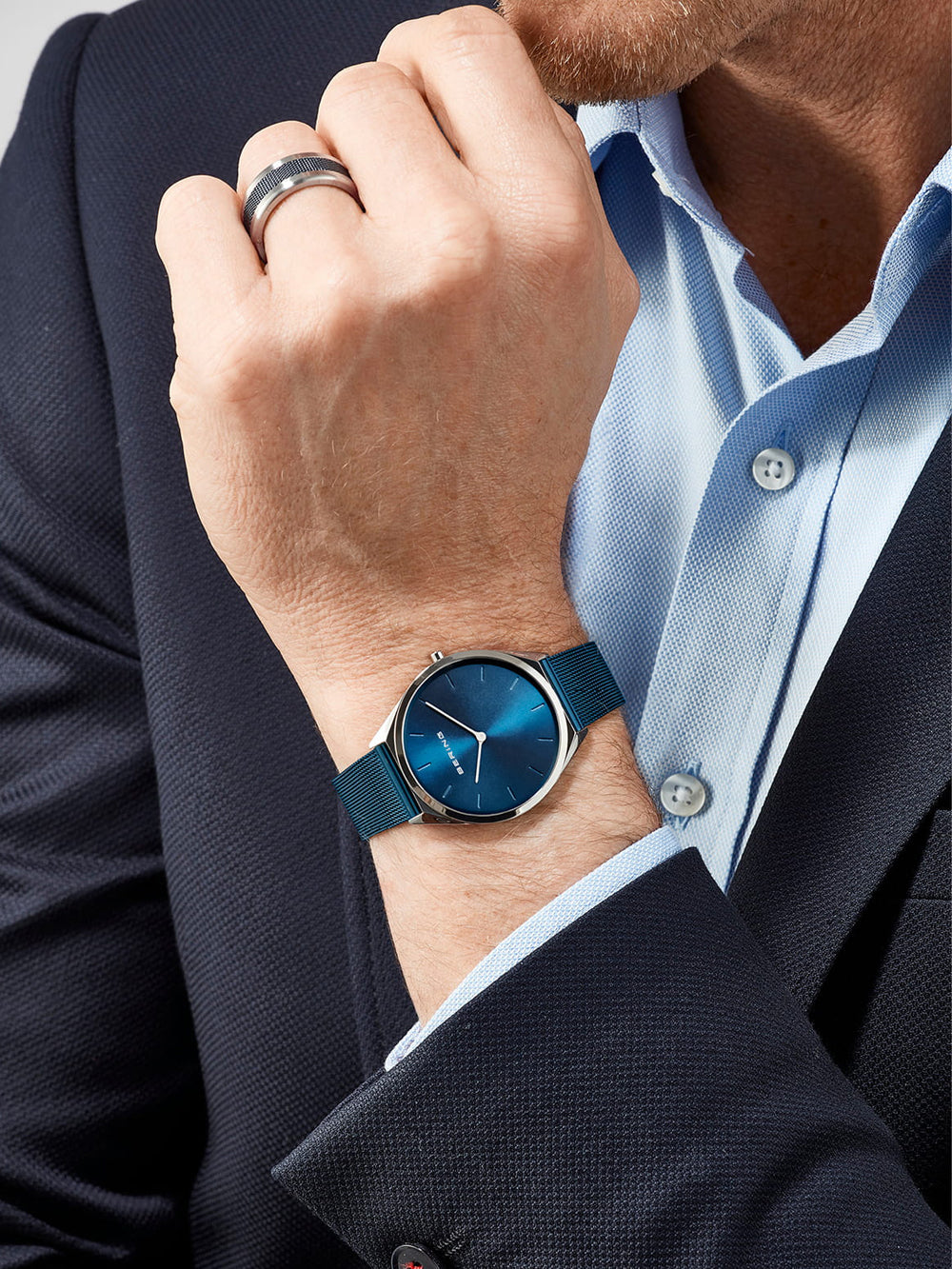 Bering 17039-307 Ultra Slim Unisex 39mm 3ATM