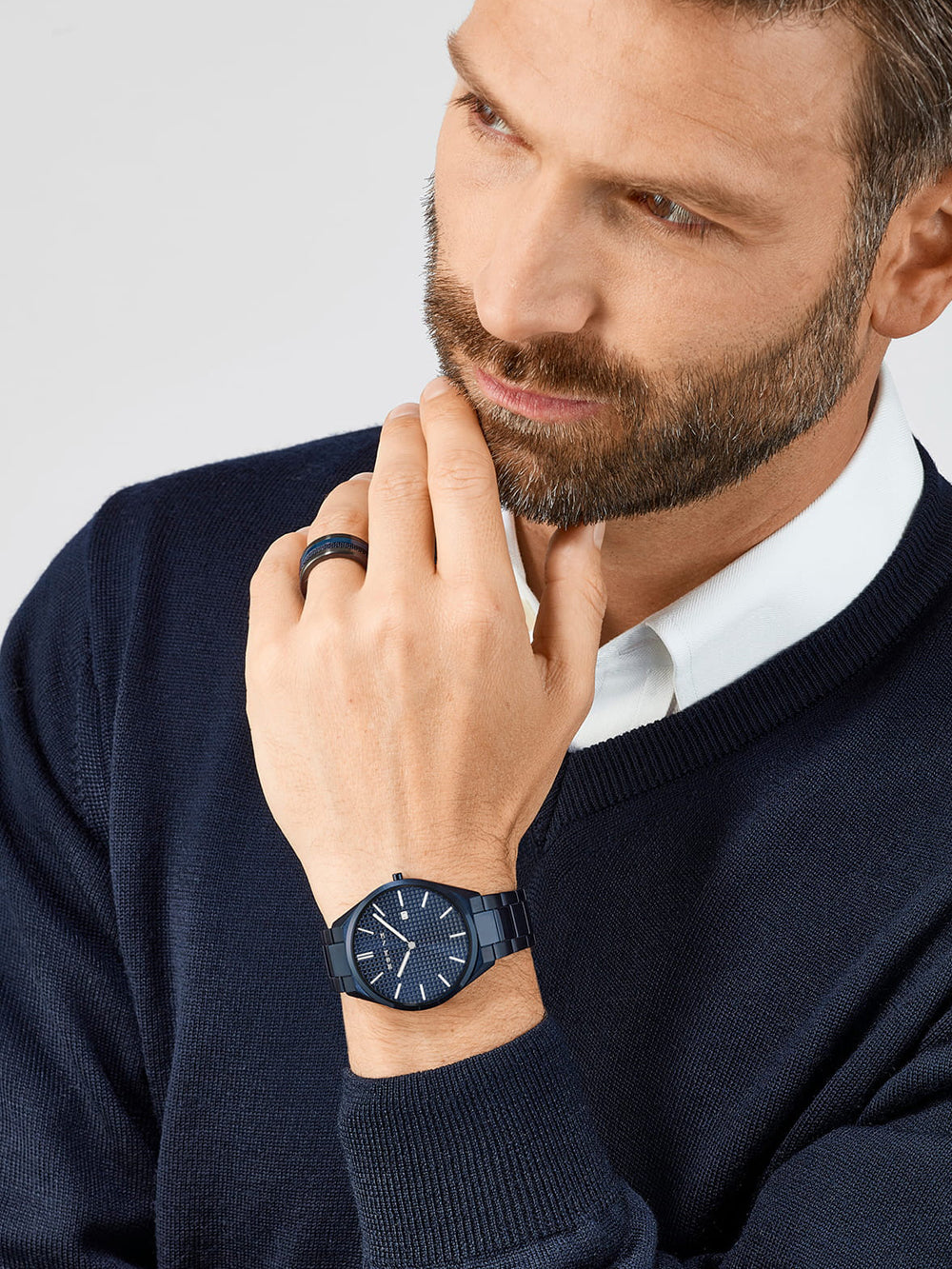 Bering 17240-797 Ultra Slim vyriškas laikrodis 40mm 3ATM