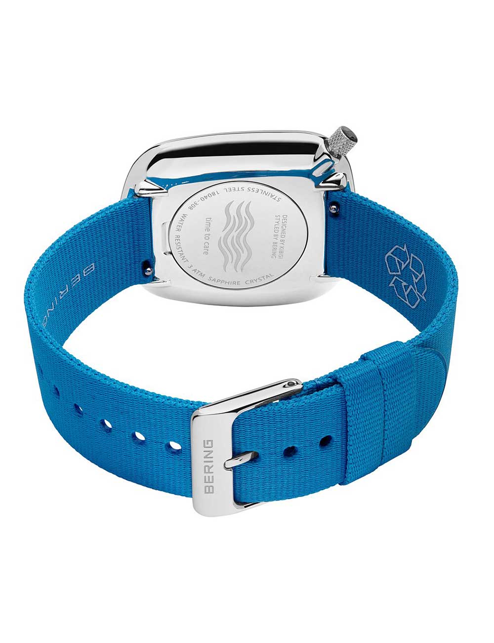 Bering 18040-308 vyriškas laikrodis Pebble 40mm 3ATM