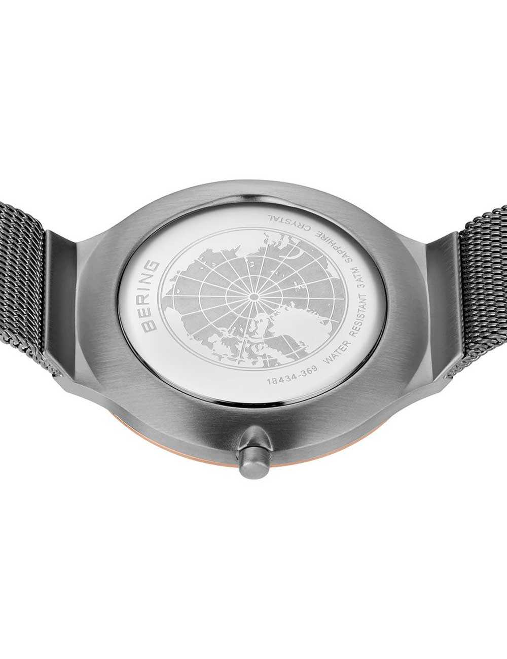 Bering 18434-369 moteriškas laikrodis Ultra-Slim 34mm 3ATM
