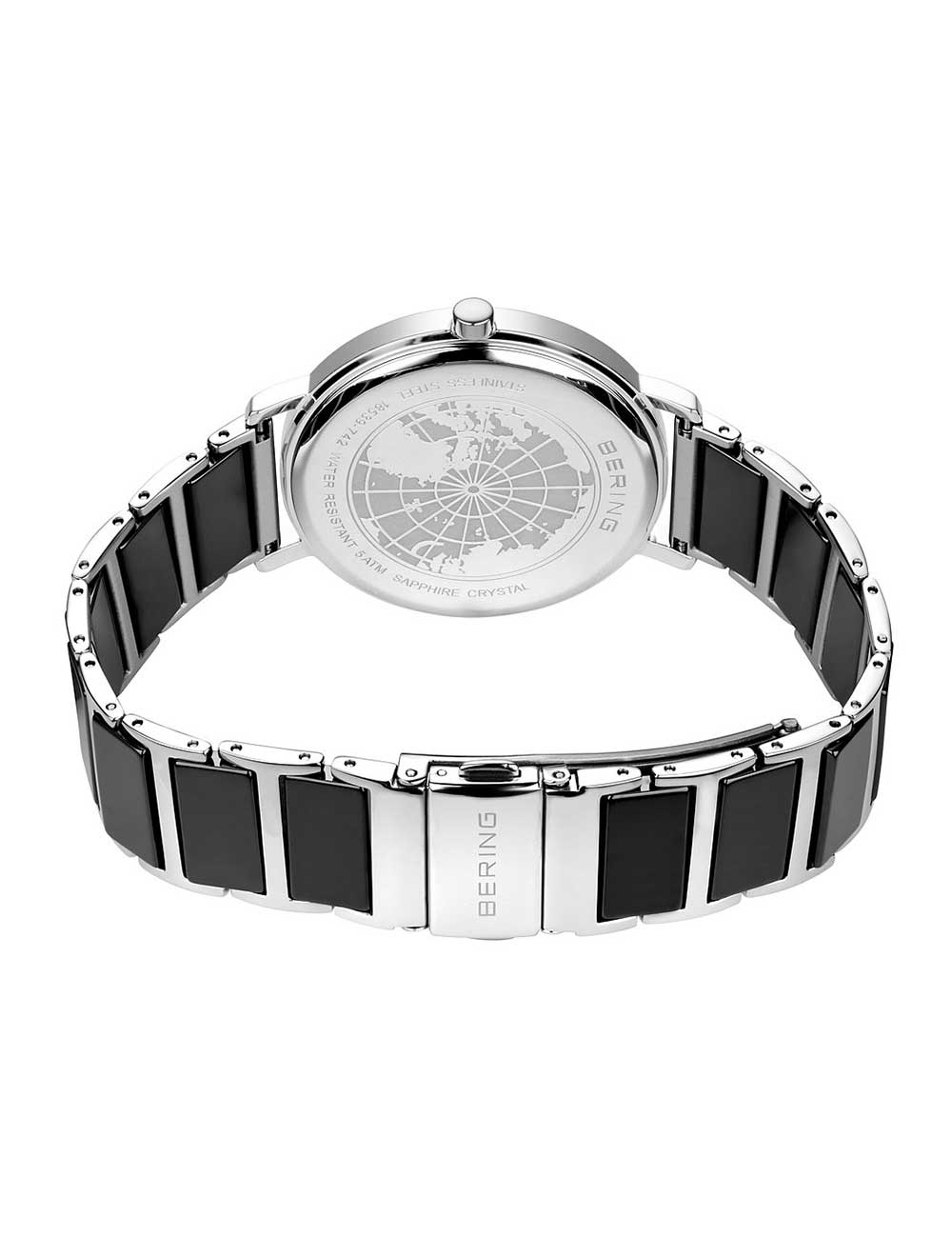 Bering 18539-742 Ceramic moteriškas laikrodis 39mm 5ATM