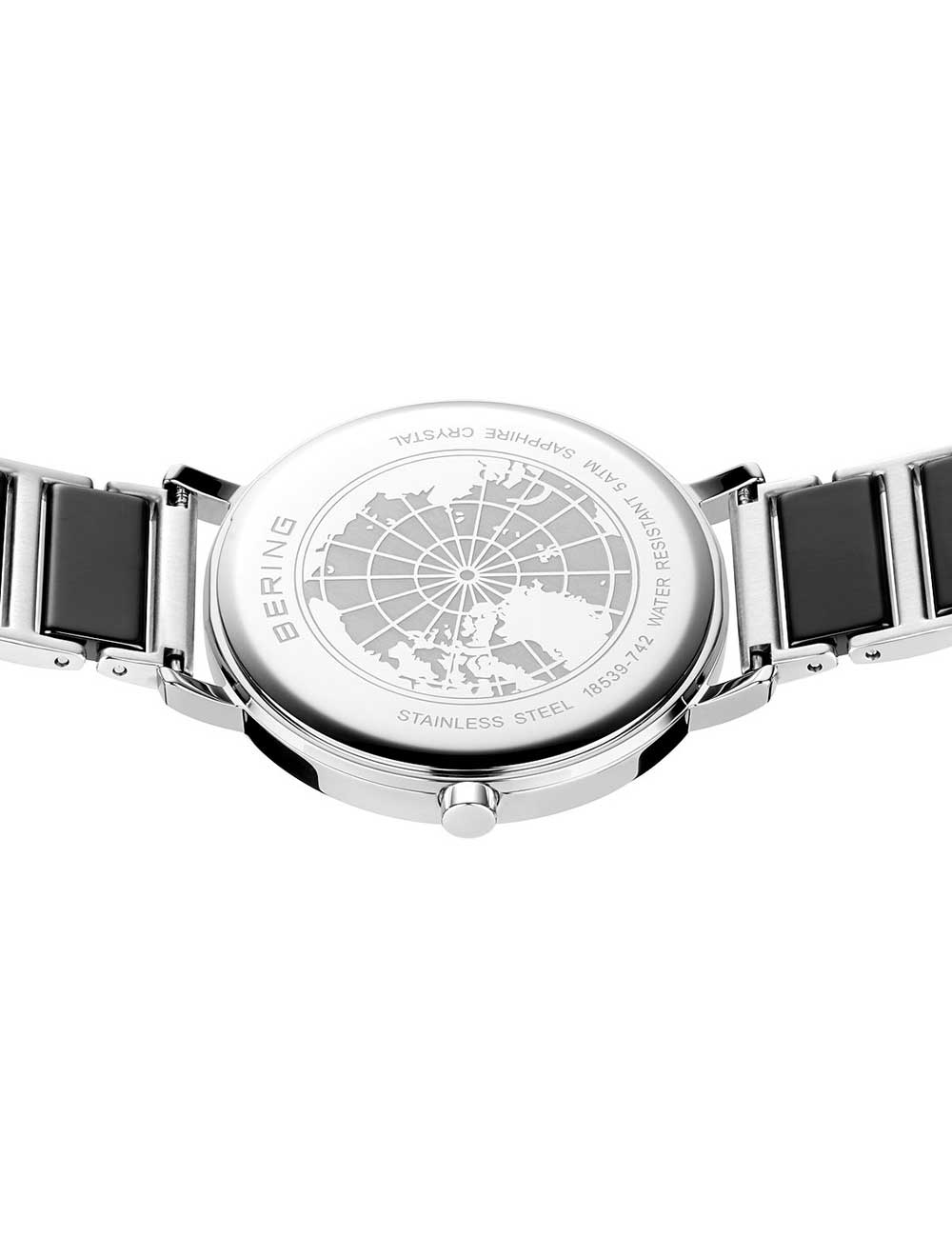 Bering 18539-742 Ceramic moteriškas laikrodis 39mm 5ATM