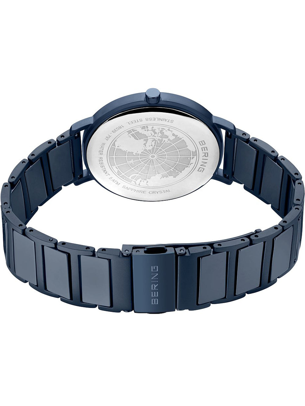 Bering 18539-797 vyriškas laikrodis ceramic vyriškas laikrodis 39mm 5ATM