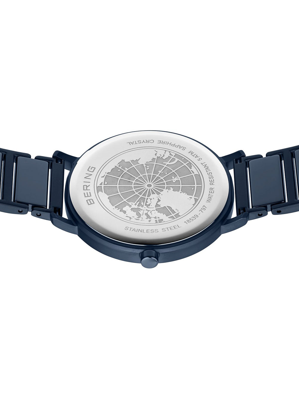 Bering 18539-797 vyriškas laikrodis ceramic vyriškas laikrodis 39mm 5ATM