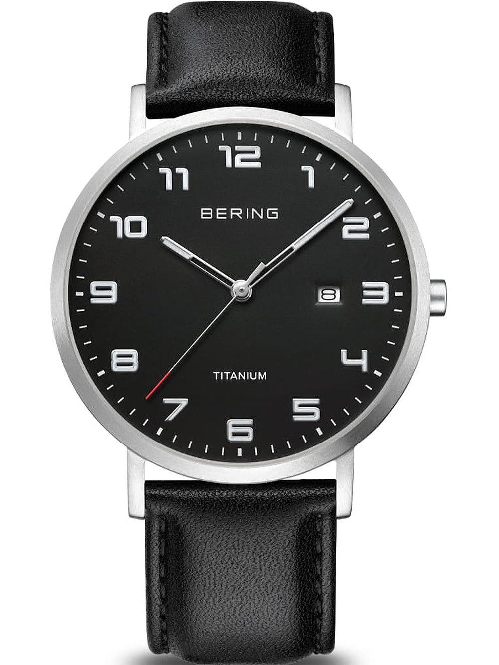 Bering 18640-402 vyriškas laikrodis Titanium vyriškas laikrodis 40mm 5ATM