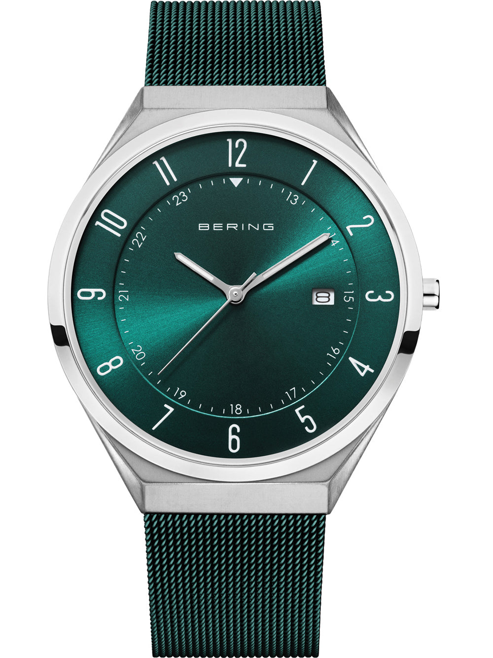 Bering 18740-808 vyriškas laikrodis Ultra Slim vyriškas laikrodis 40mm 3ATM