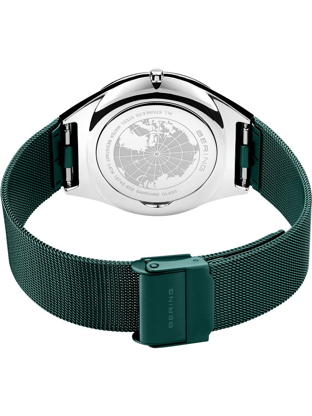 Bering 18740-808 vyriškas laikrodis Ultra Slim vyriškas laikrodis 40mm 3ATM