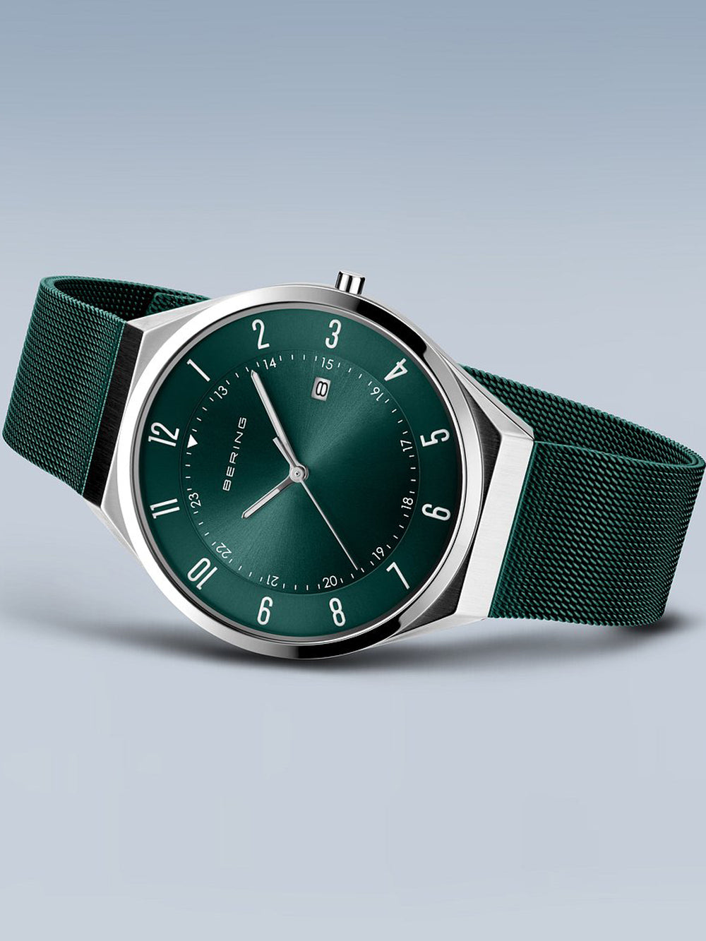 Bering 18740-808 vyriškas laikrodis Ultra Slim vyriškas laikrodis 40mm 3ATM