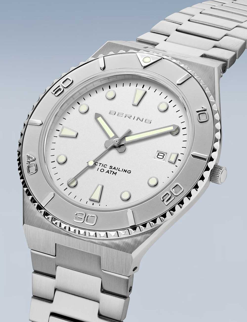 Bering 18940-704 vyriškas laikrodis Classic Sport 40mm 10 ATM