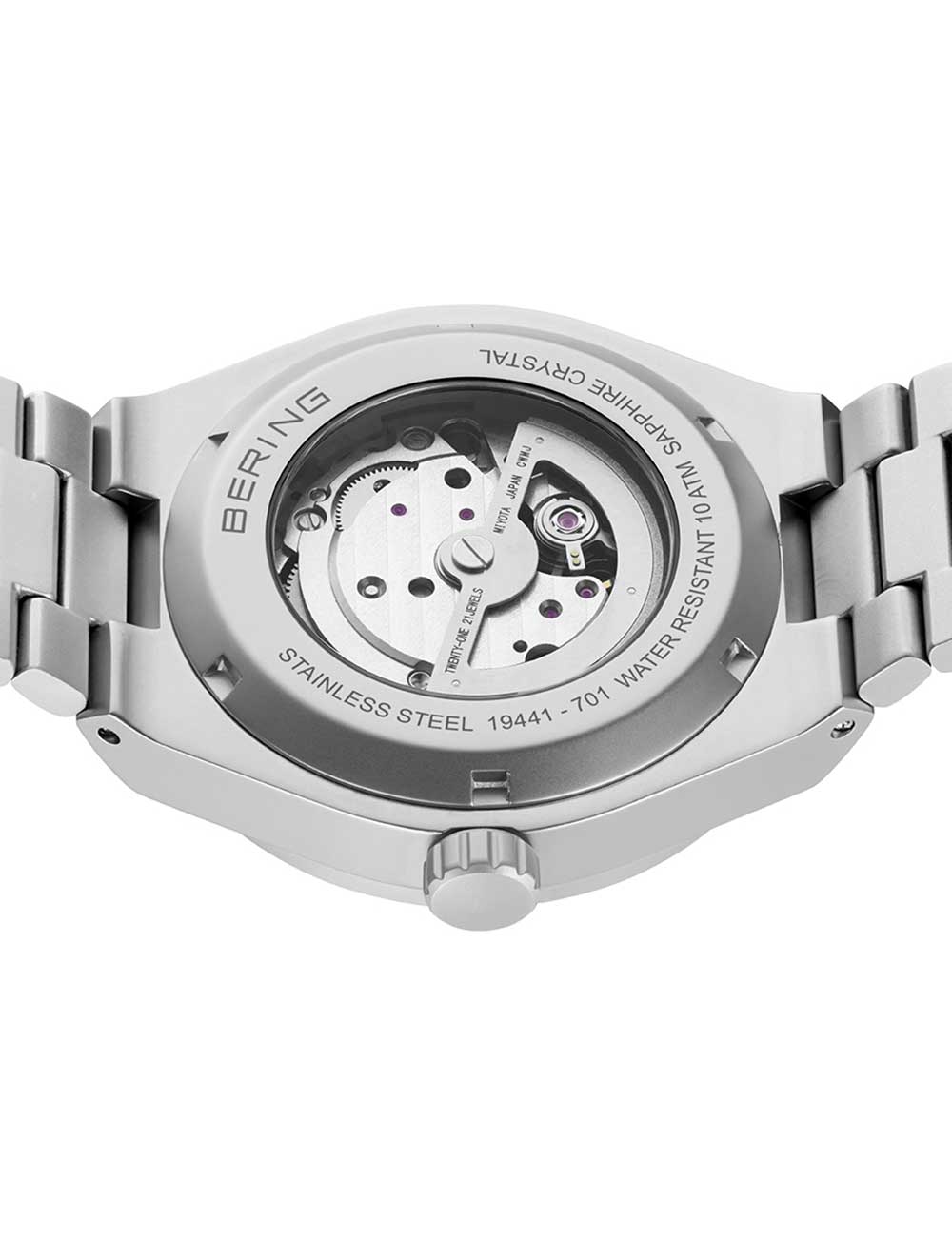 Bering 19441-701 vyriškas laikrodis Automatic 41mm 10ATM