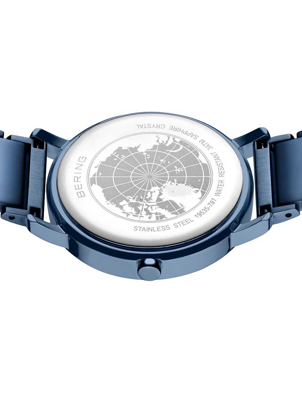 Bering 19535-797 moteriškas laikrodis Ceramic Solar 35mm 3ATM