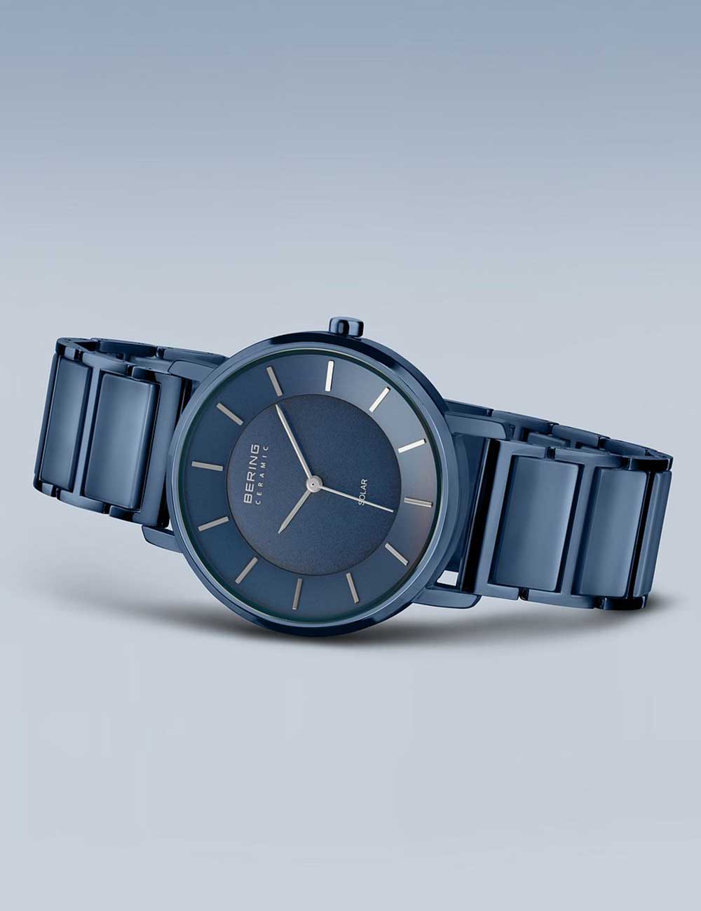 Bering 19535-797 moteriškas laikrodis Ceramic Solar 35mm 3ATM