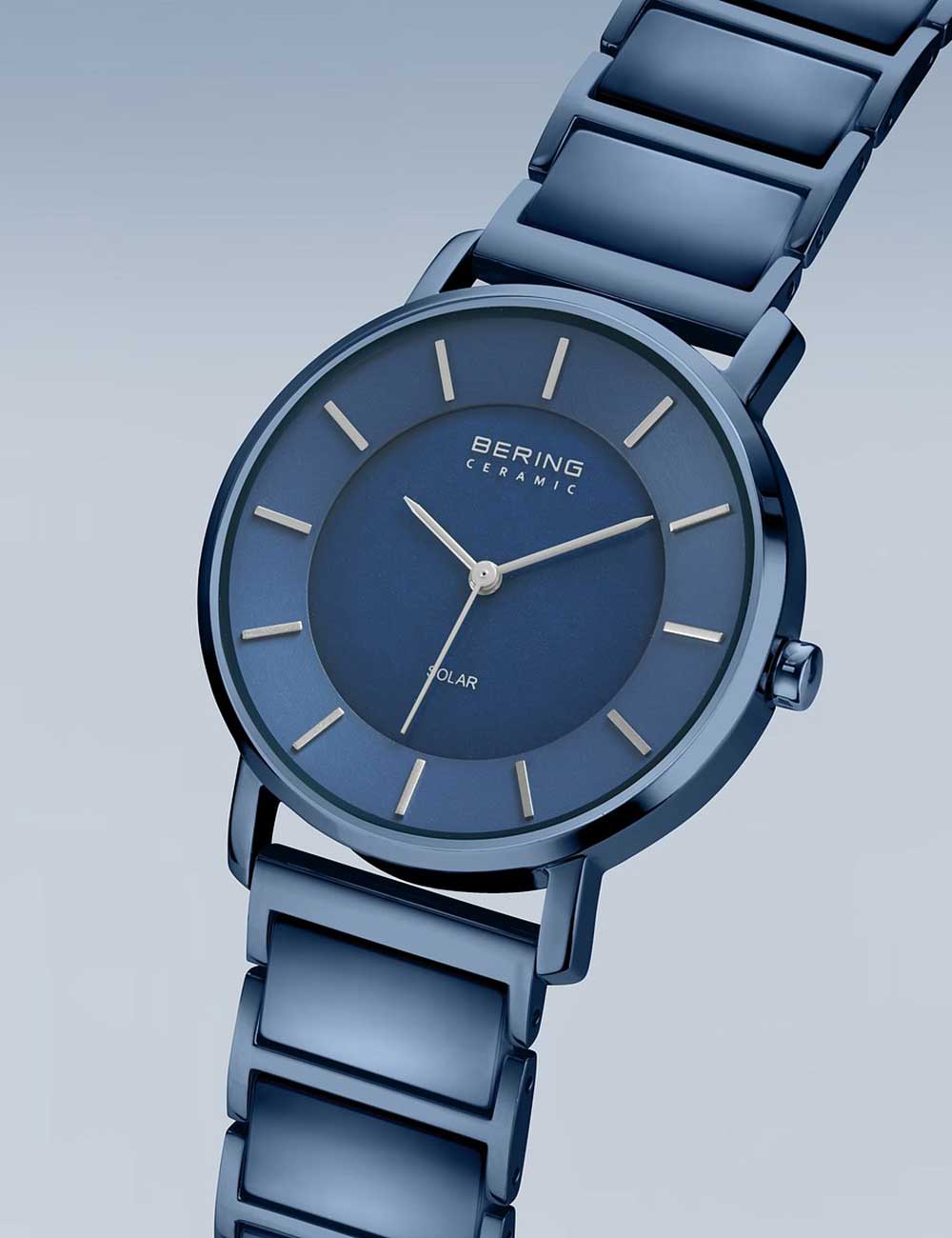 Bering 19535-797 moteriškas laikrodis Ceramic Solar 35mm 3ATM