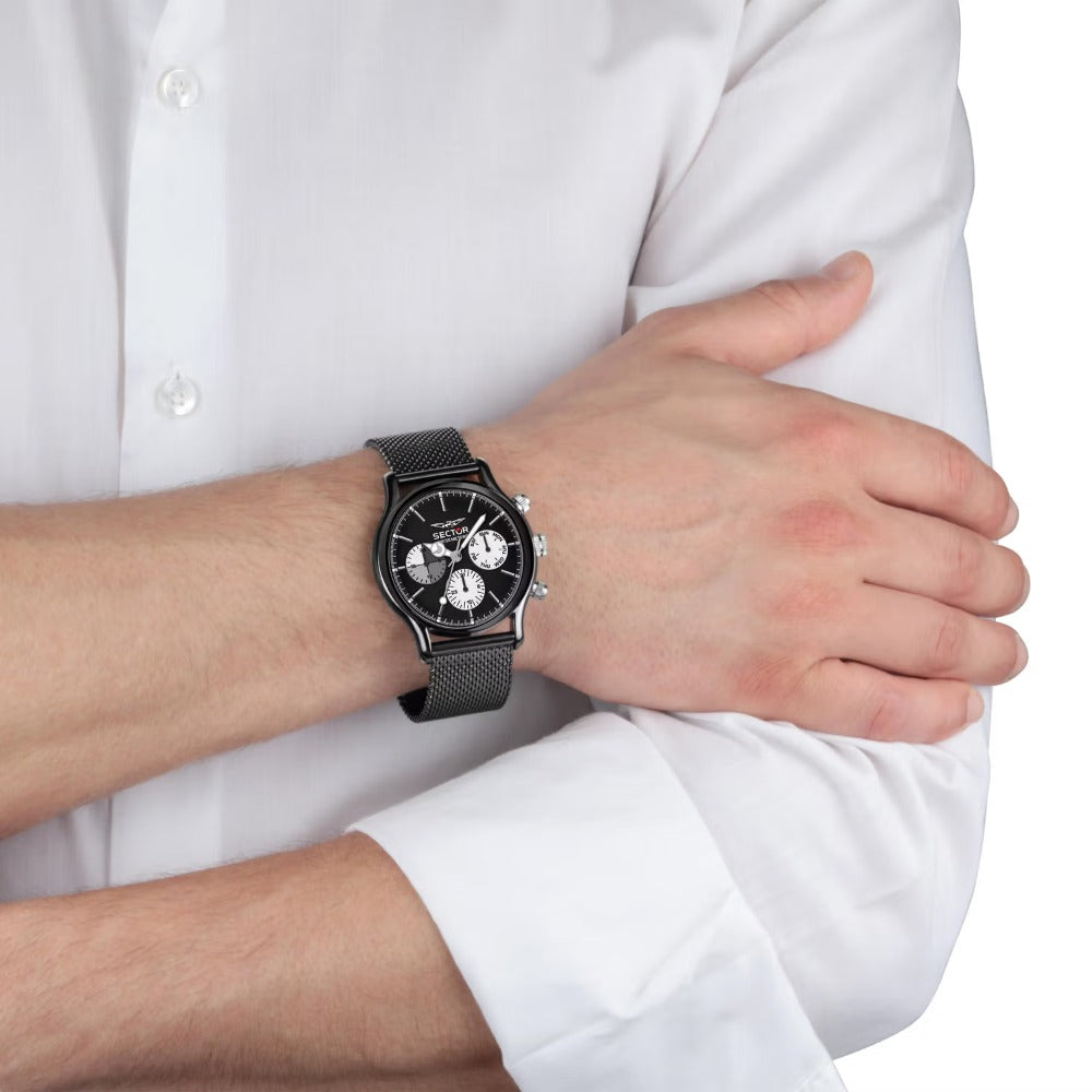 Sector R3253517003 vyriškas laikrodis Multifunction 43mm 5ATM