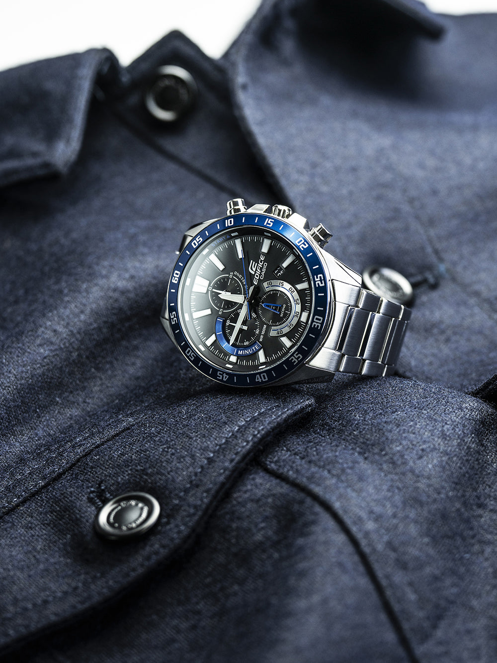 Casio EFV-620D-1A2VUEF Edifice vyriškas laikrodis 49mm 10ATM