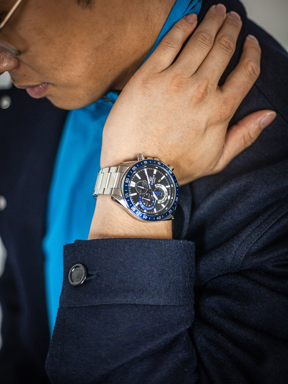 Casio EFV-620D-1A2VUEF Edifice vyriškas laikrodis 49mm 10ATM