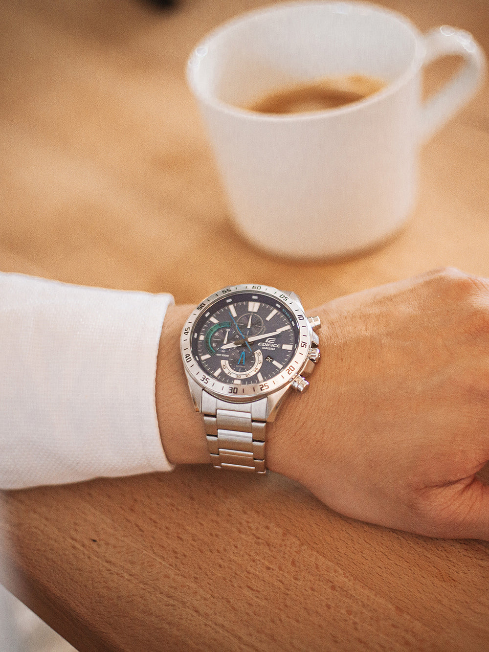 Casio EFV-620D-2AVUEF Edifice vyriškas laikrodis 49mm 10ATM
