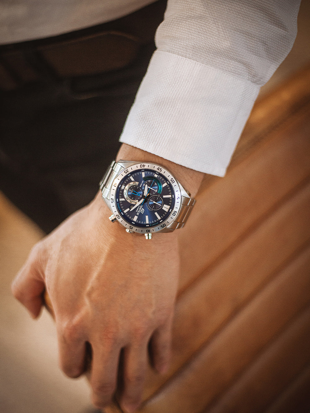 Casio EFV-620D-2AVUEF Edifice vyriškas laikrodis 49mm 10ATM