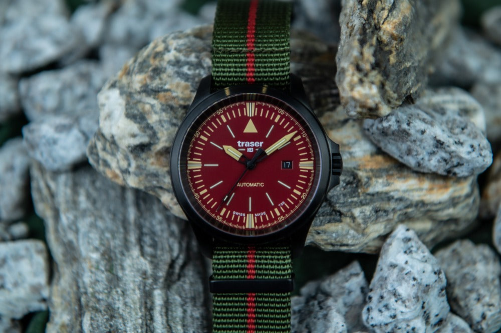 Traser 100757 P67 Officer Automatic vyriškas laikrodis 45mm 10ATM