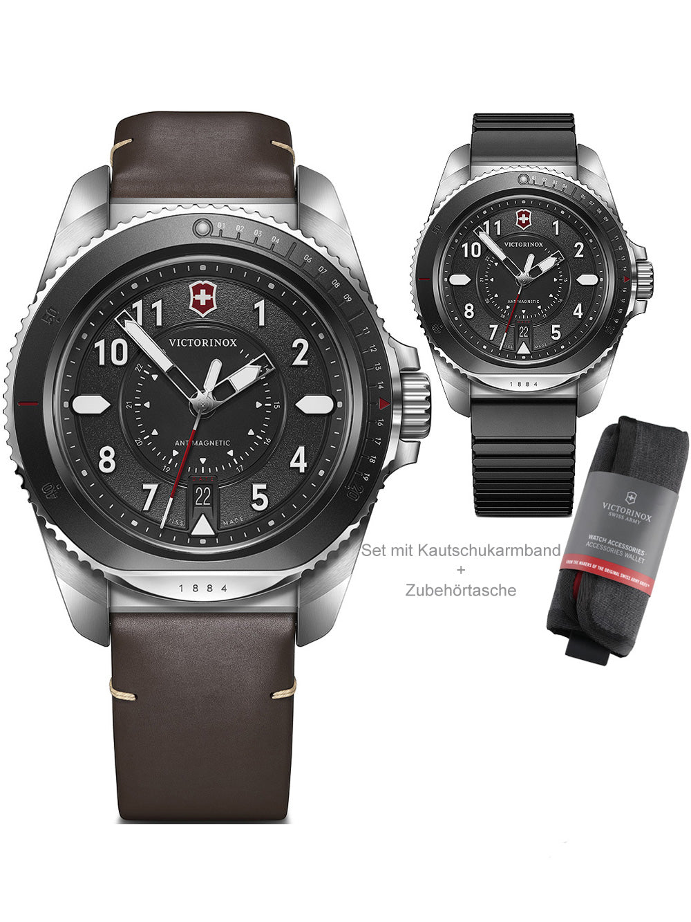 Victorinox 241976.1 Journey 1884 vyriškas laikrodis 43mm 20ATM