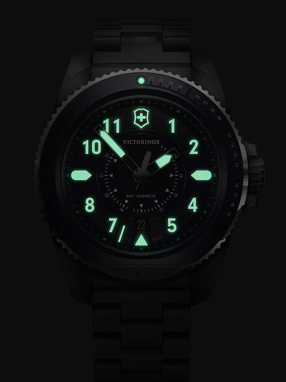 Victorinox 241978 Journey 1884 vyriškas laikrodis 43mm 20ATM