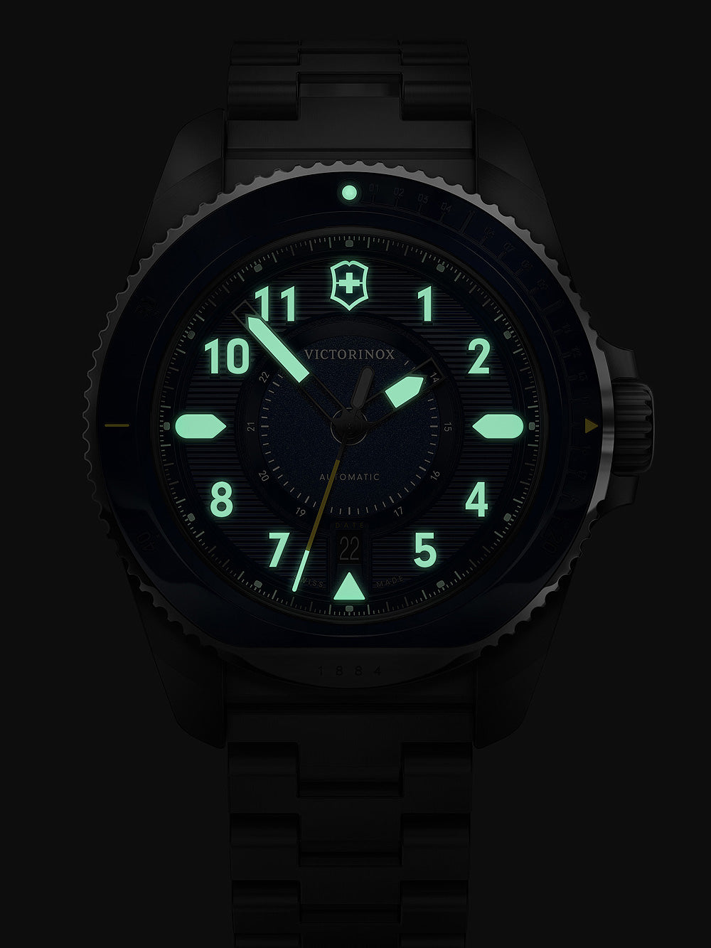 Victorinox 242010 Journey 1884 Automatic vyriškas laikrodis 43mm 20ATM
