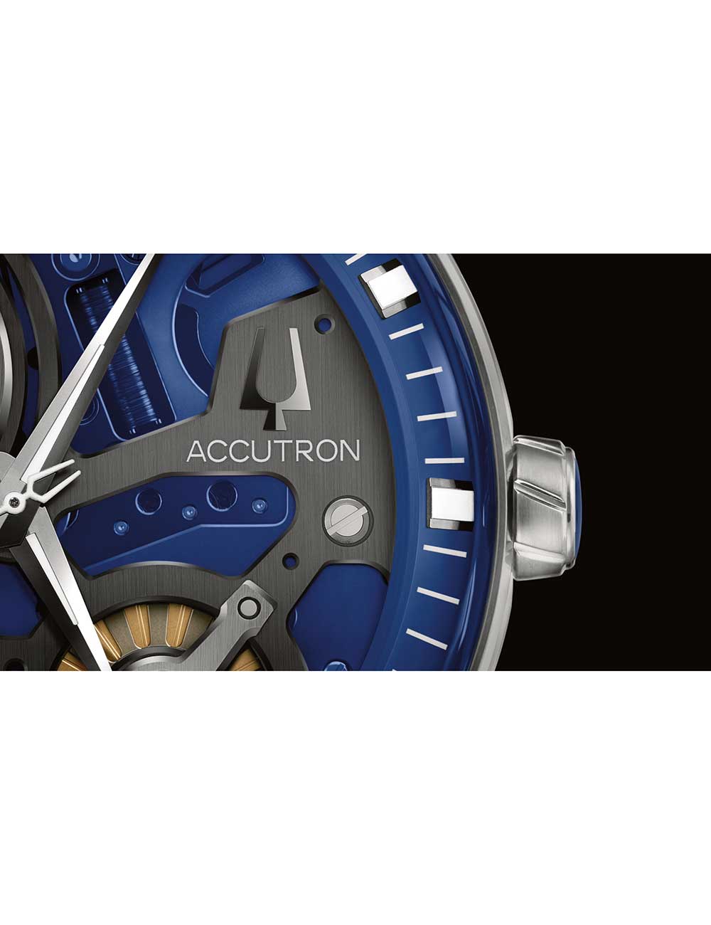 Bulova 28A208 vyriškas laikrodis Accutron DNA Casino Limited Edition blue