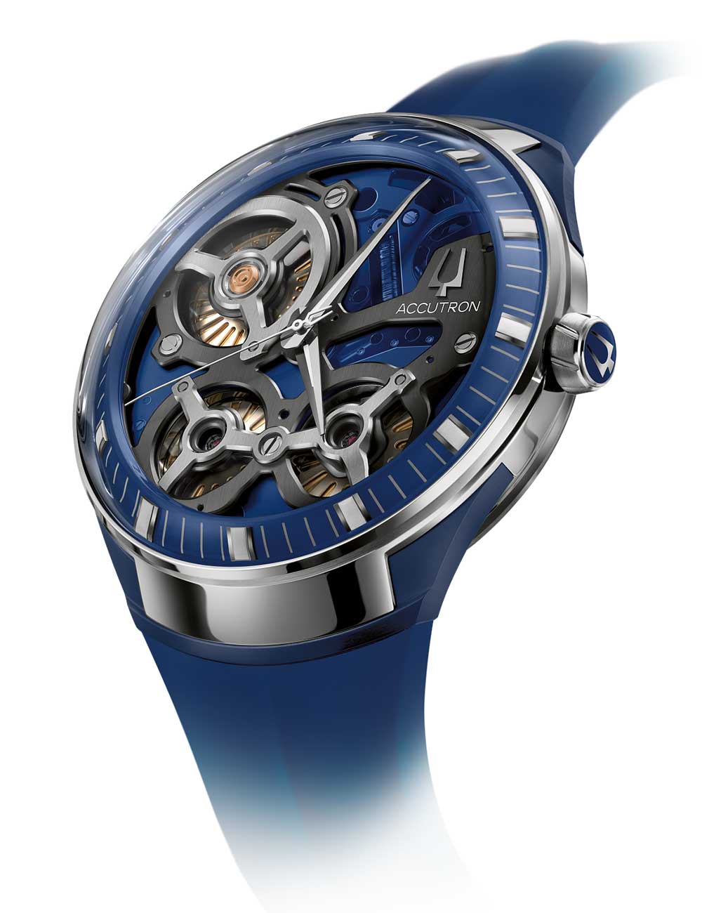 Bulova 28A208 vyriškas laikrodis Accutron DNA Casino Limited Edition blue