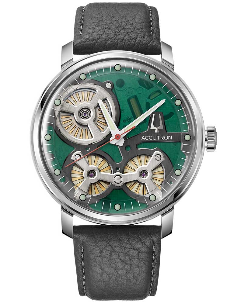 Bulova 2ES6A005 vyriškas laikrodis Accutron Spaceview 44mm 5ATM