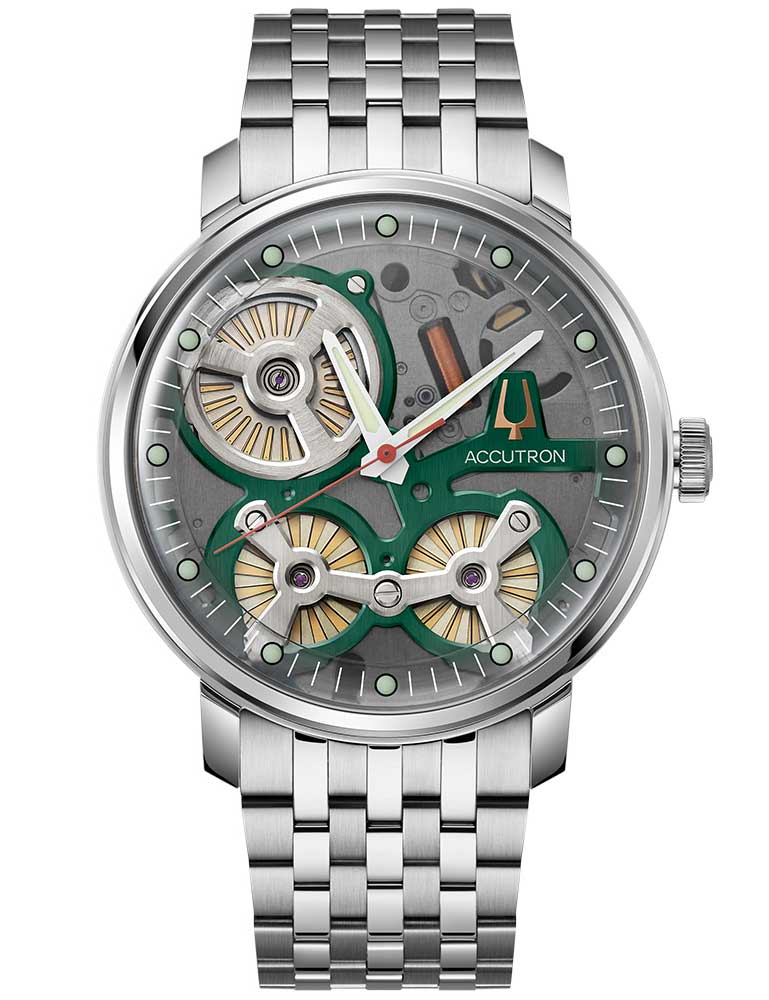 Bulova 2ES6A006 vyriškas laikrodis Accutron Spaceview 44mm 5ATM
