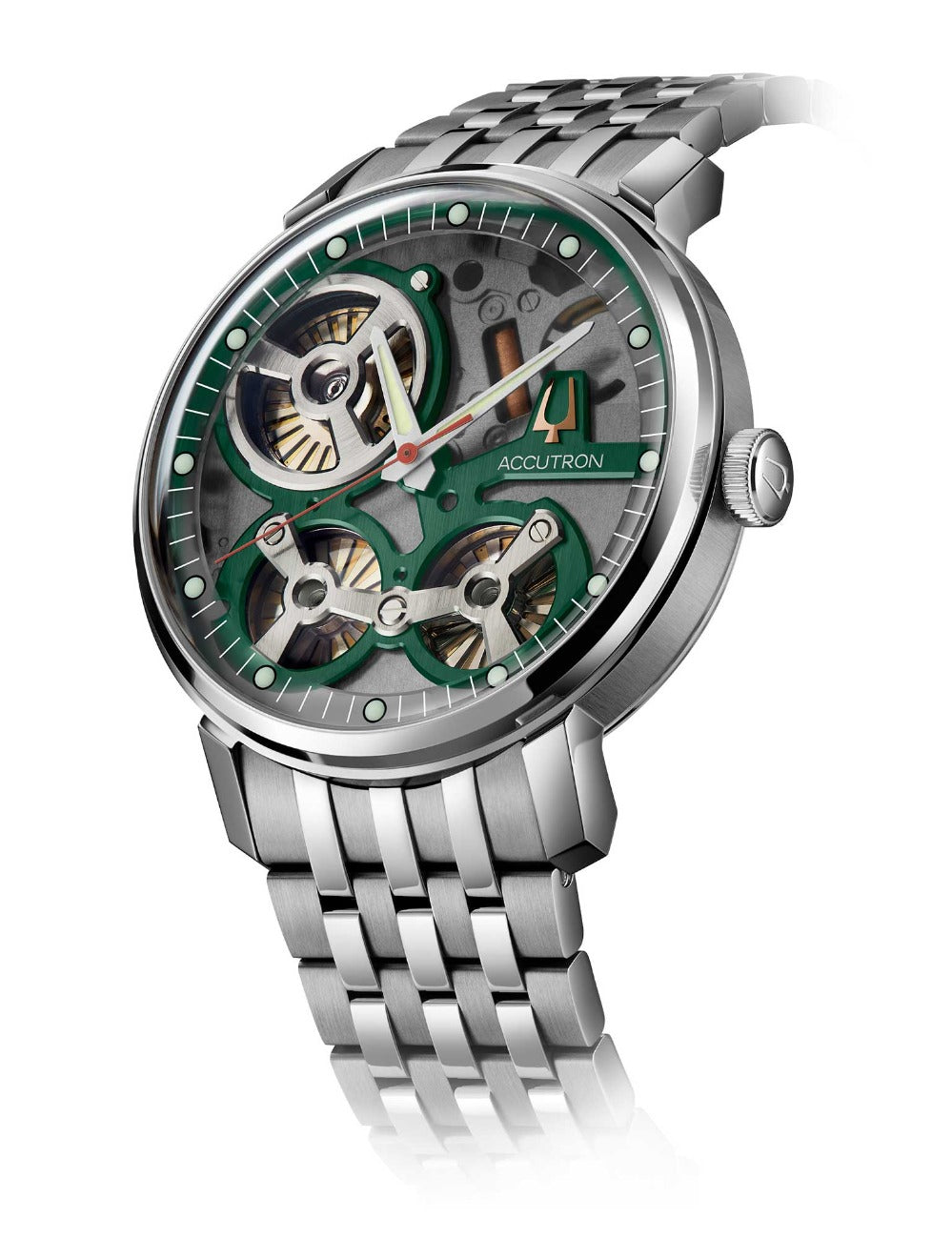 Bulova 2ES6A006 vyriškas laikrodis Accutron Spaceview 44mm 5ATM