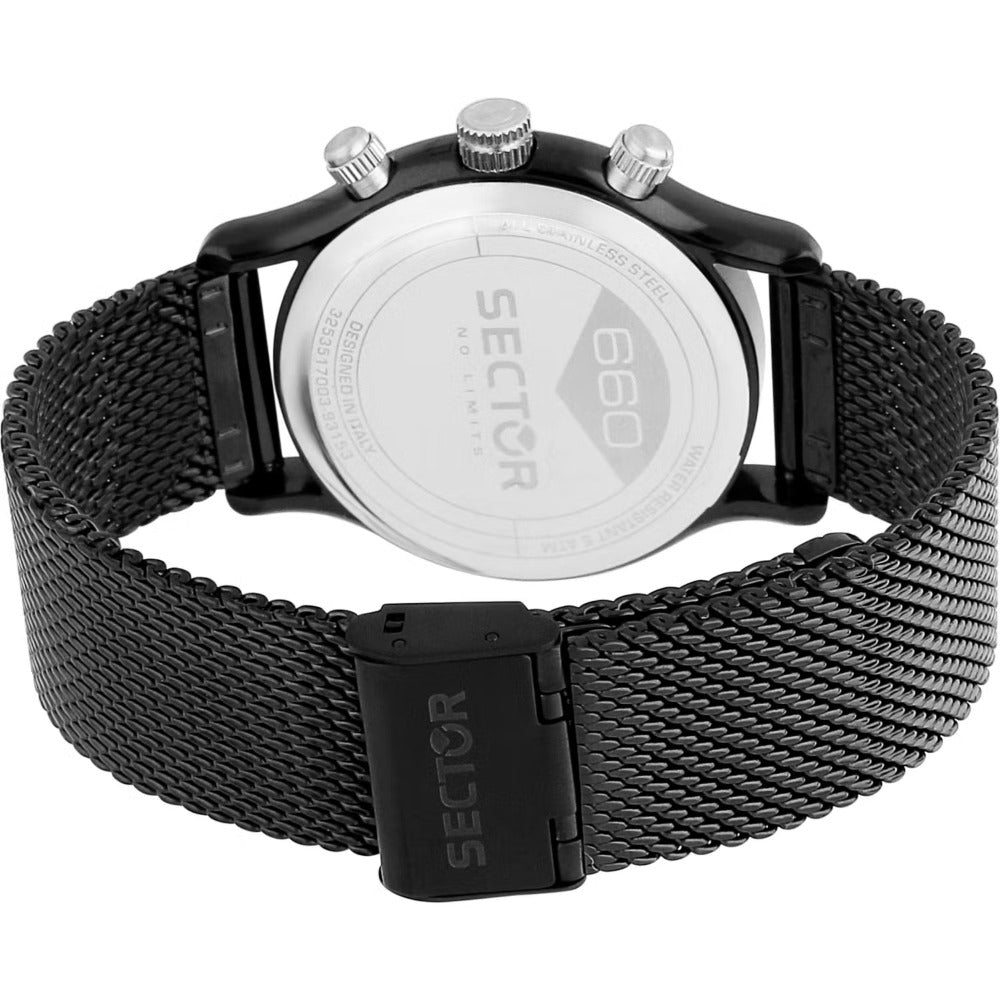 Sector R3253517003 vyriškas laikrodis Multifunction 43mm 5ATM