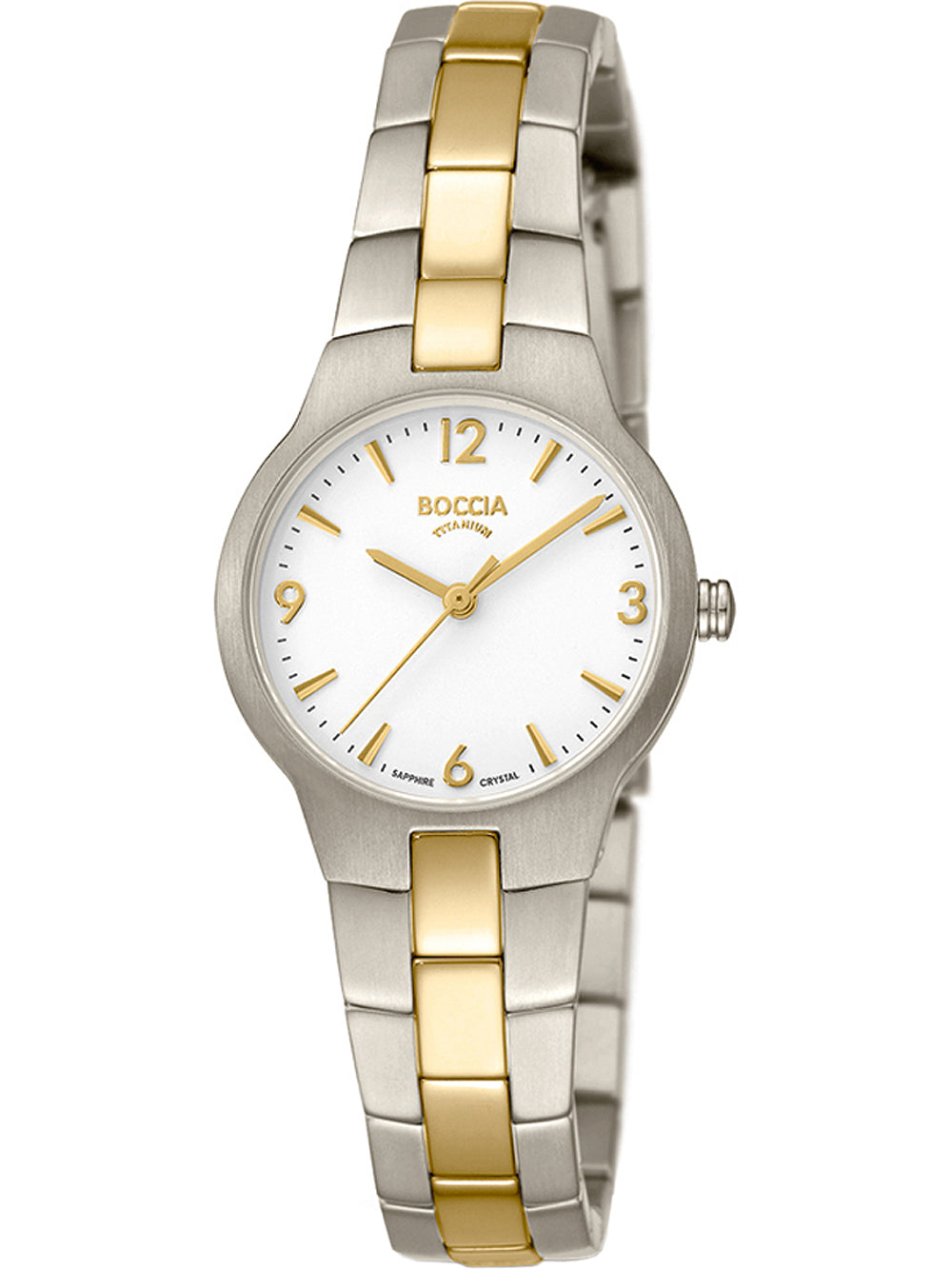 Boccia 3312-02 moteriškas laikrodis titanium 29mm 5ATM