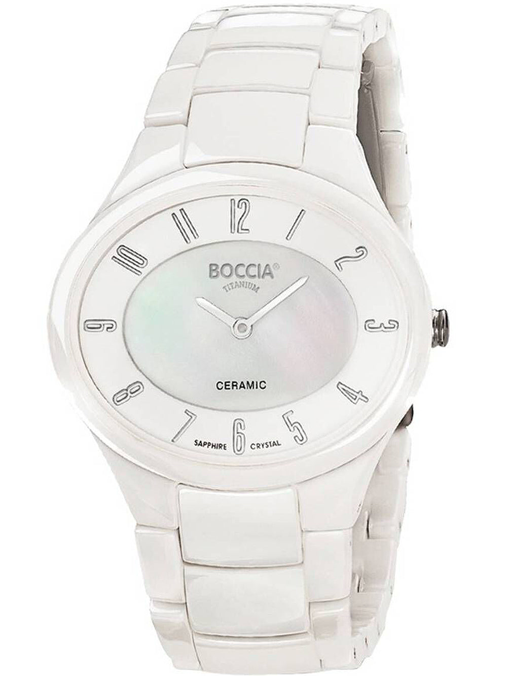 Boccia 3216-01 moteriškas laikrodis ceramic titanium 35mm 3ATM