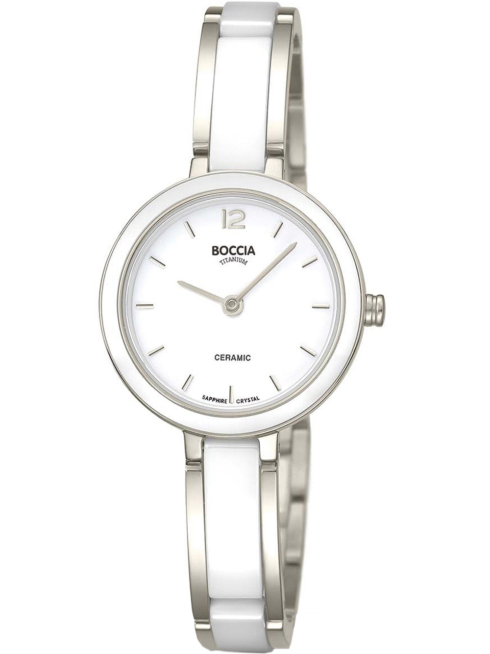 Boccia 3333-01 moteriškas laikrodis Ceramic Titanium 29mm 5ATM
