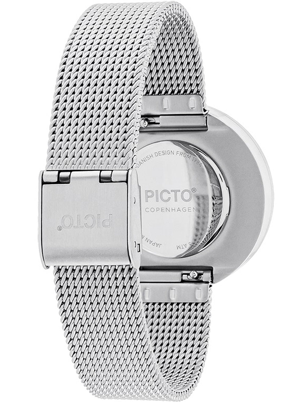 PICTO 34064-0814 moteriškas laikrodis White 34mm 5ATM
