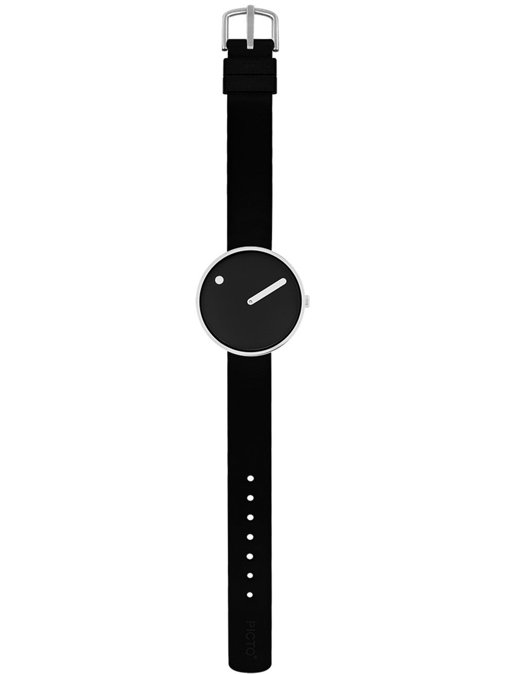 PICTO 34070-4114 moteriškas laikrodis Black and Steel 34mm 5ATM