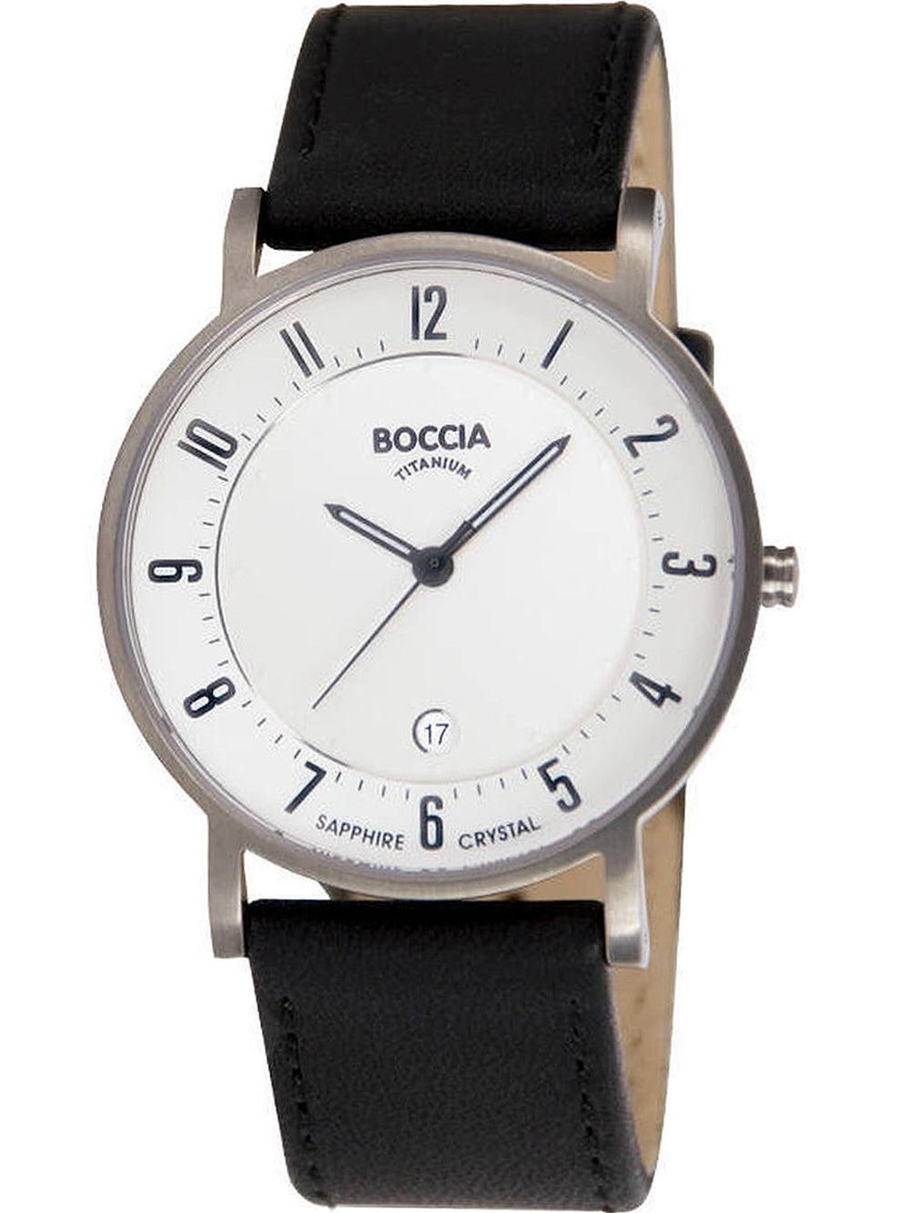 Boccia 3533-03 vyriškas laikrodis titanium 37mm 5ATM